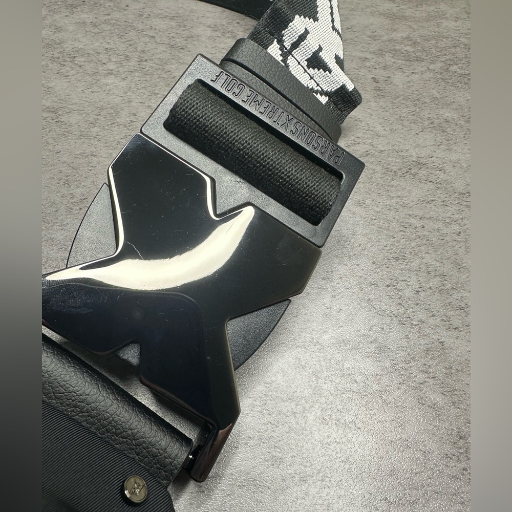 PXG Black Sling / Belt Bag — Gunmetal Hardware, Excellent Condition - Picture 2 of 9